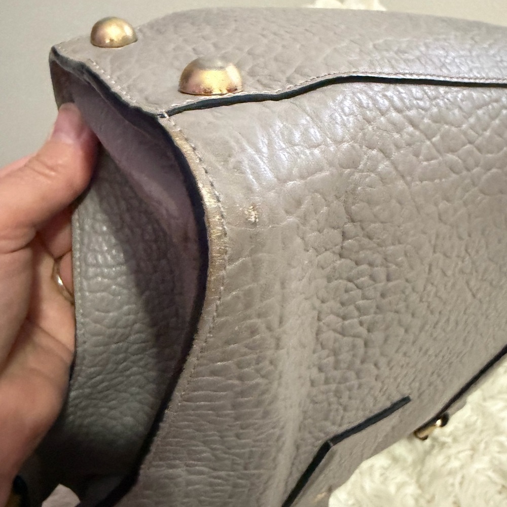 Burberry gray Leather Satchel - Picture 13 of 16